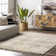 Kerry Textured Geometric Tasseled Area Rug