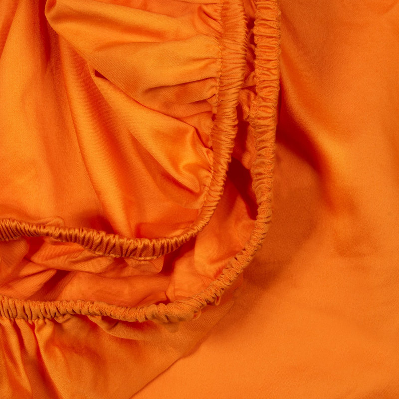 Cruise Sateen Sheet Set, Tangerine, Queen