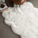 Haja Fluffy Faux Sheepskin Fur Shag Area Rug in White
