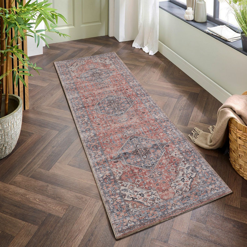 Majestic GC_RYL1009 Rose 2 Ft. 7 In. X 9 Ft. 10 In. Area Rug, Runner 2'8" x 9'1"