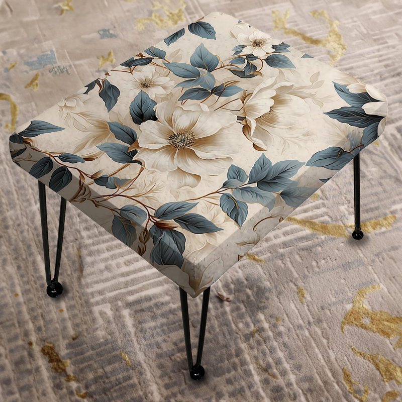 Repose-pieds Vintage Flora II - Plants