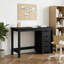 Solid Wood Writing Desk-2133321830