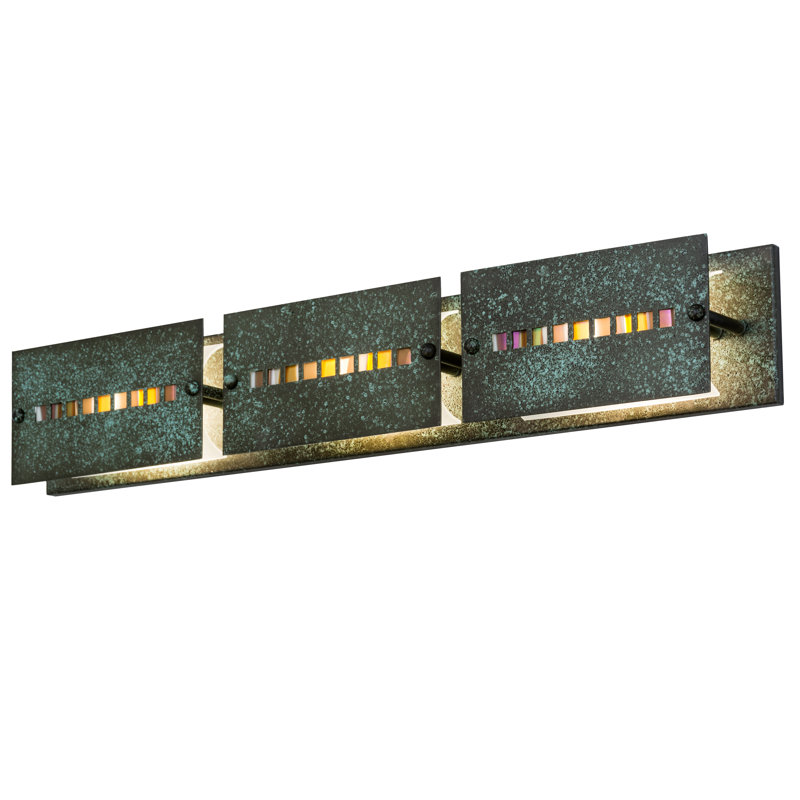 Moss Creek Stepping Stone 3 - Light Bath Bar, Tarnished Copper