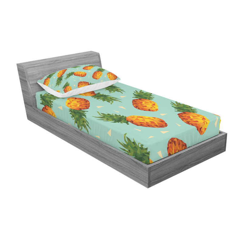 Microfiber Sheet Set, Twin Sheet Set with Fitted Sheet