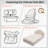 53in Convertible Sofa Bed,Couch