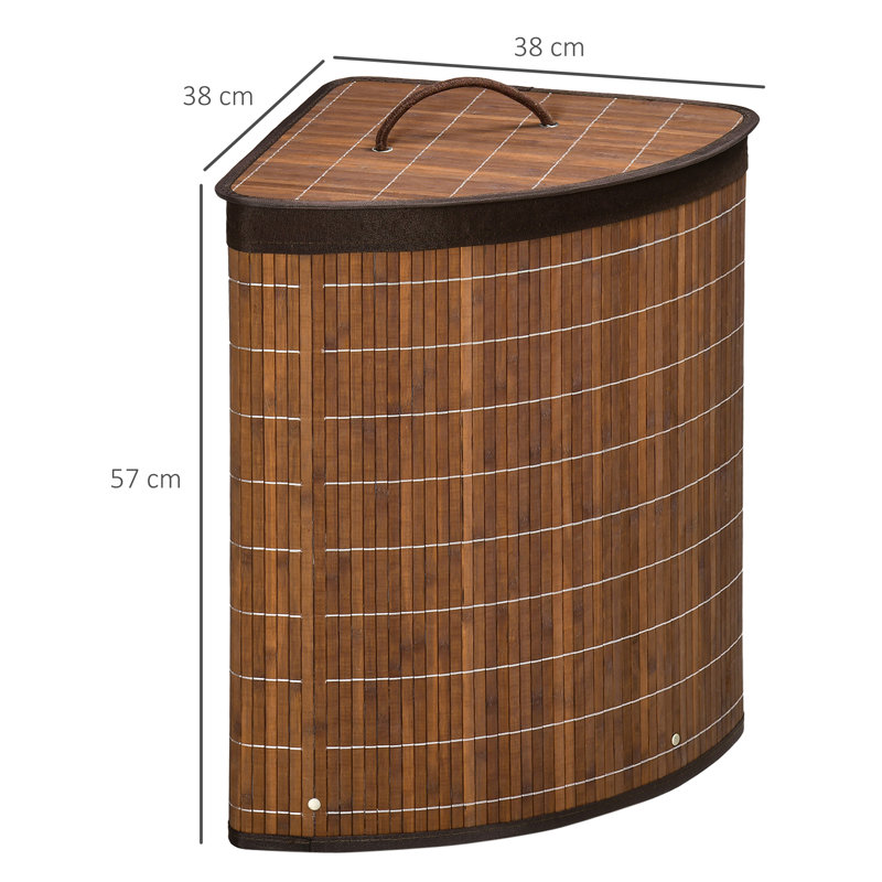 Bamboo Laundry Hamper with Handles