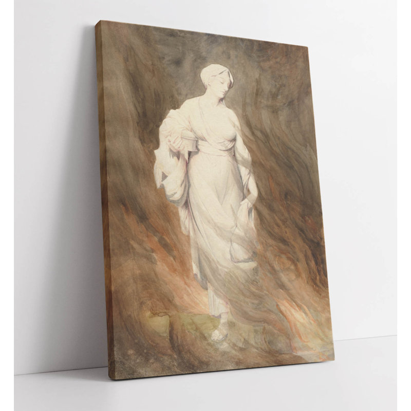 Lot's Wife c. 1837-75 Alfred George Stevens Canvas Wall Art Print Picture, 30.48cm H x 20.32cm W