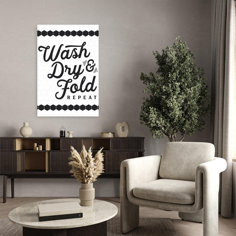 «Wash Dry Fold», art contemporain abstrait, H 36 po x l 24 po