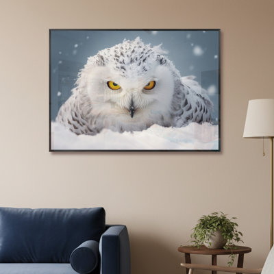 Single Picture Frame LED Illuminated Wall Art Wall Art on Glass / Aluminium