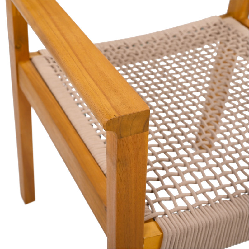Chaise de salle à manger brun clair