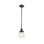 Luminaire suspendu en forme de cloche à 1 lumière Bokoshe