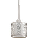 Luminaire suspendu tambour simple à 1 lumière Koman