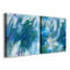 Rush Tide I - Ensemble de 2 reproductions sur toiles tendues-1075388294