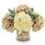 White And Mauve Hydrangea Bouquet With Shells