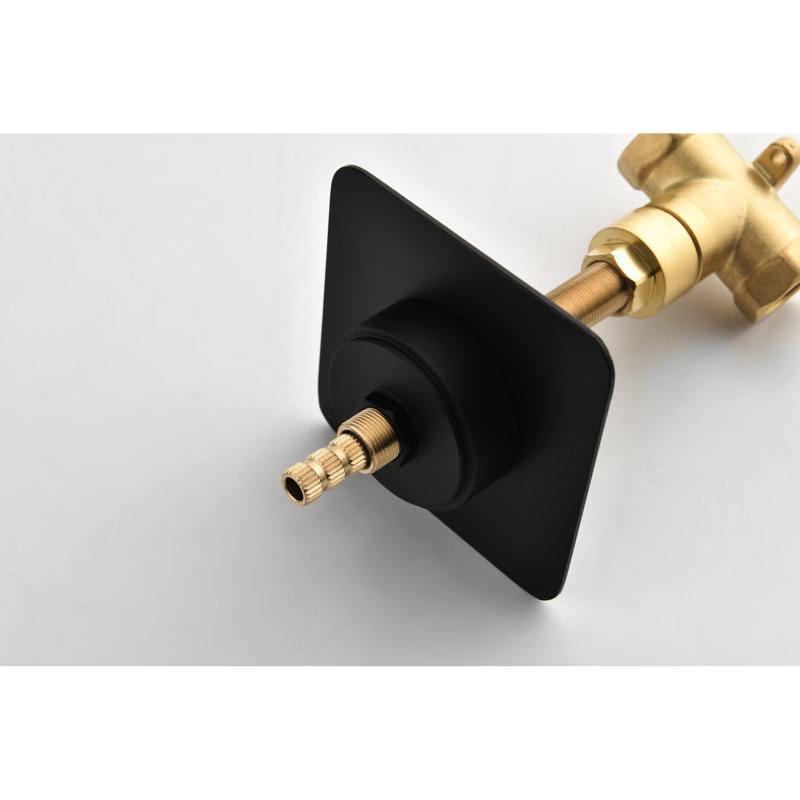 3/4" Cast Metal Volume Valve, High Flow, Adjustable Brass Handle, , Quarter Valves, Matt Black Finish, 8.65lb, 20.5x9x4.75in Parcel Control Extra Handle Adjustable, Brass, Black, Container