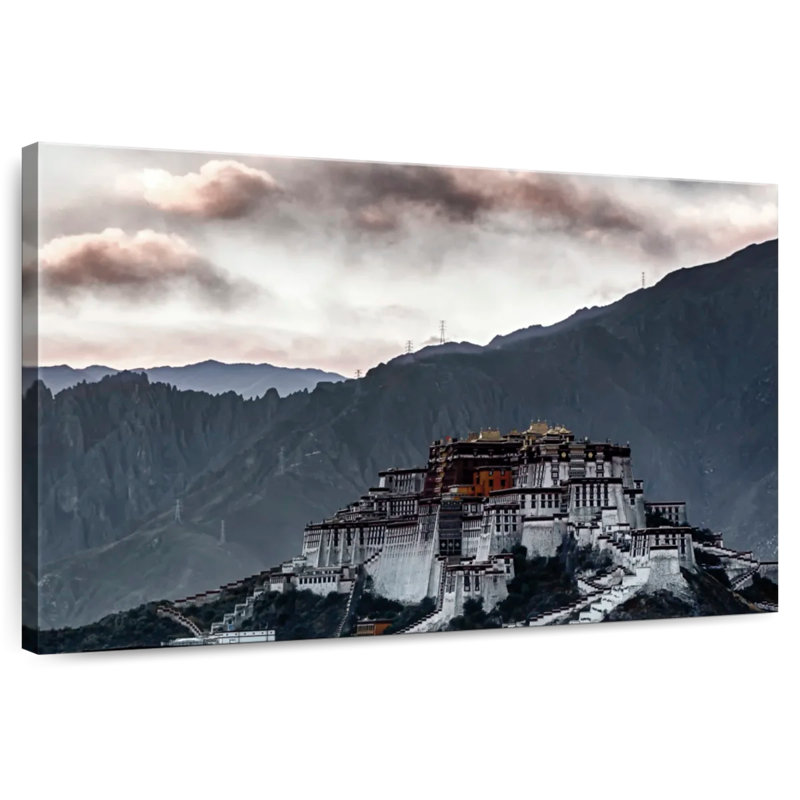 Adella Potala Palace Evening Glow, 20" H x 30" W