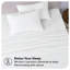 Ensemble de draps en jersey grand respirant en jersey 4 pièces | Toutes saisons, blanc-101033603-101033608