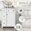 Meuble-lavabo autoportant de 24 po avec lavabo en céramique-753033254