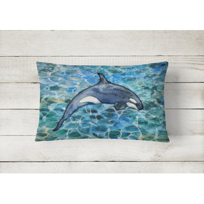 Killer Whale Orca Lumbar Pillow
