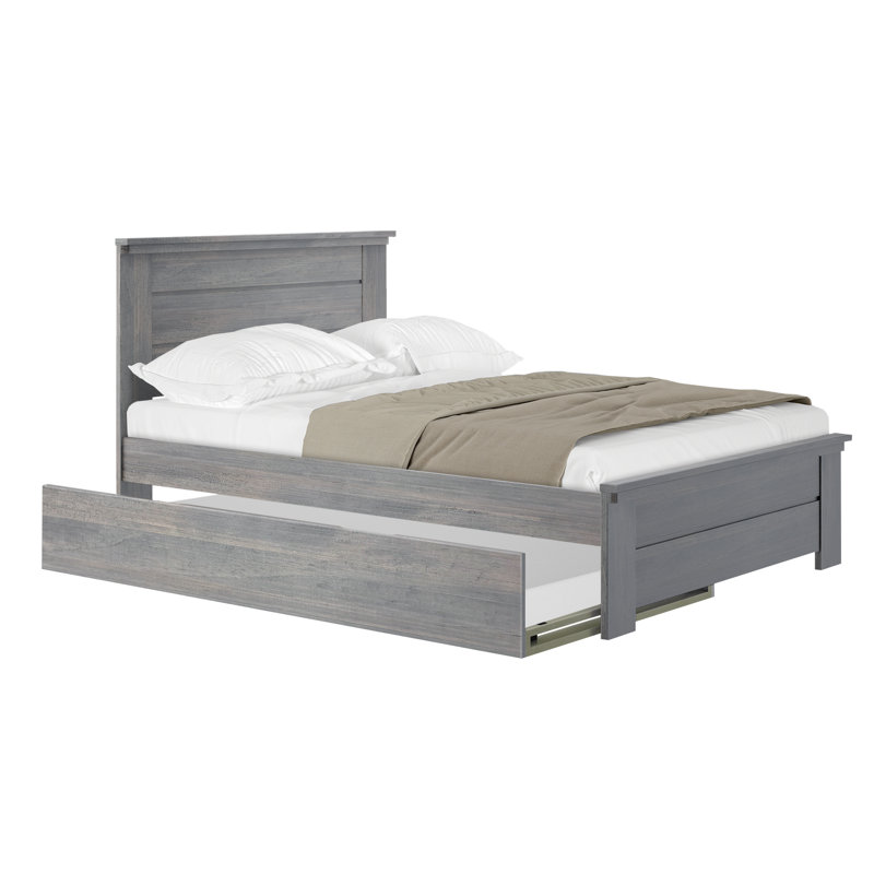 Lit plateforme Decimus, Driftwood, Double