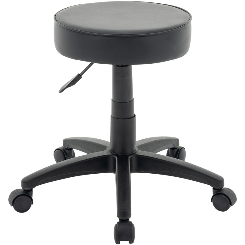 Mahidul Adjustable Height Ergonomic Lab Stool with Wheels