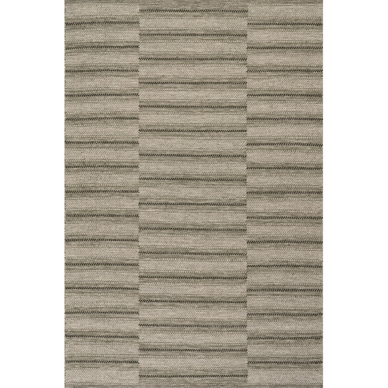 Nate Berkus Mateo Striped Wool Cozy Area Rug, Rectangle 4' x 6'