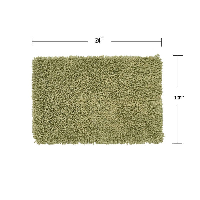 Tapis de bain Hayworth, Sauge, L 17 po x L 24 po
