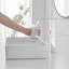 Robinet de lavabo vasque automatique sans contact à capteur à cuve haute avec bonde escamotable en chrome poli