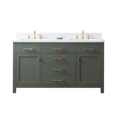 Meuble-lavabo double Ajhane
