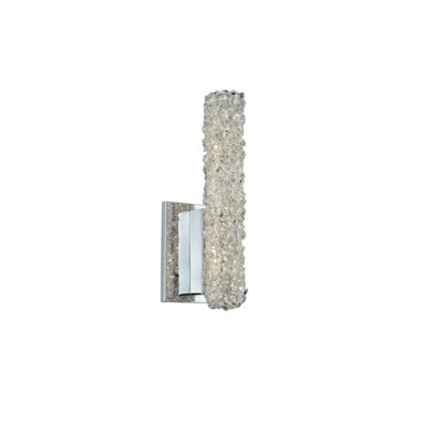Lina 1 LT Chrome/Clear Wall Sconce Allegri