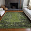 Tapis olive intérieur / extérieur lavable à la machine Xhevrie-1357618742