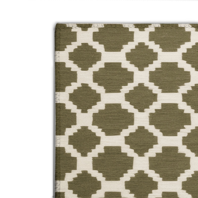 Tapis brun intérieur et extérieur Trellis, Rectangulaire 2 pi x 3 pi