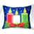 Christmas Outdoor Reversible Throw Pillow