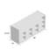 Unité de rangement basse avec plateaux-49973136-49973134