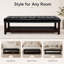 Banc de rangement en similicuir Valma-1167827789