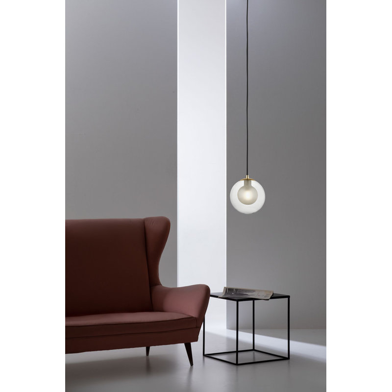 Cherelle 1 - Light Single Pendant, Gold Matt Black