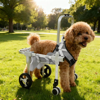 Dog Wheelchair Adjustable Dog Wheelchair for Back Legs Pets Cart Mobility Aids