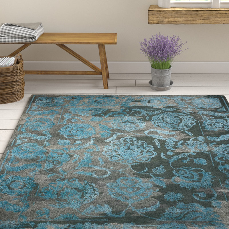 Lennear Wool Oriental Indoor Rug, Rectangle 9'9" x 13'9"