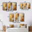 Ensemble de 3 impressions rétro Vintage Gold Togetherness II-928295948-928295947