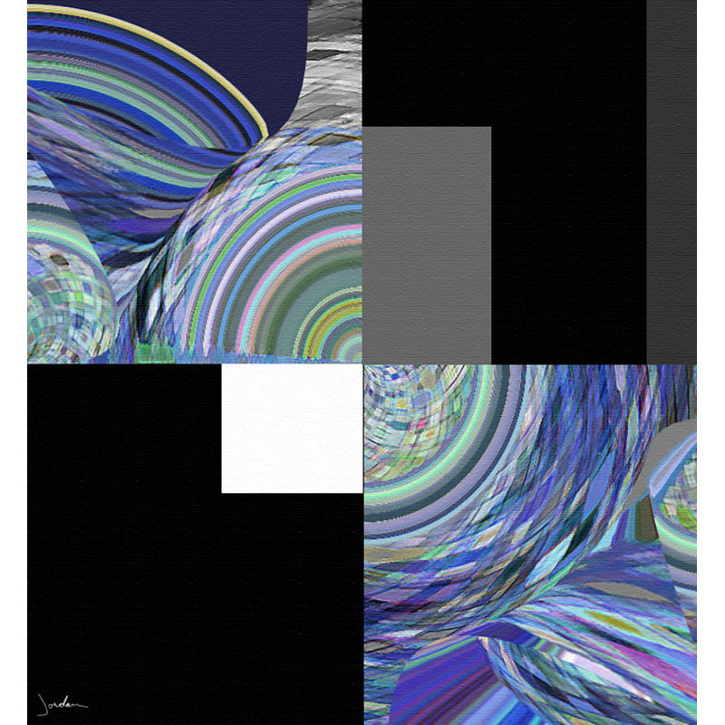 Balance In Color And Black And White Print by Kent Wilcoxson Jordan