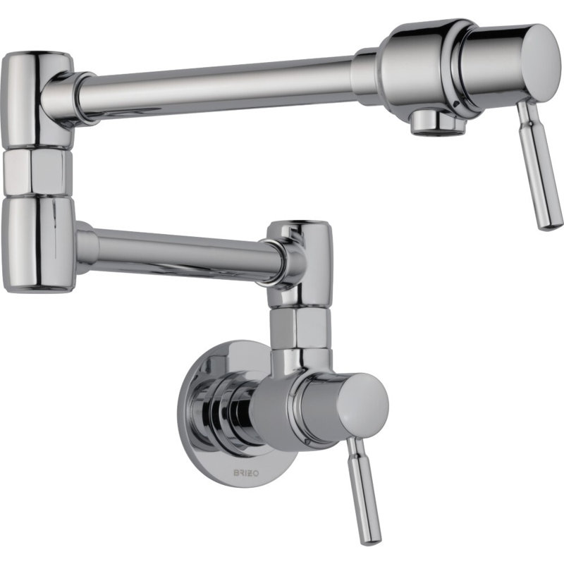 Brizo Euro Linear Wall Mount Pot Filler, Chrome