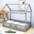 Leoti Twin Wooden House Bed-1069826561