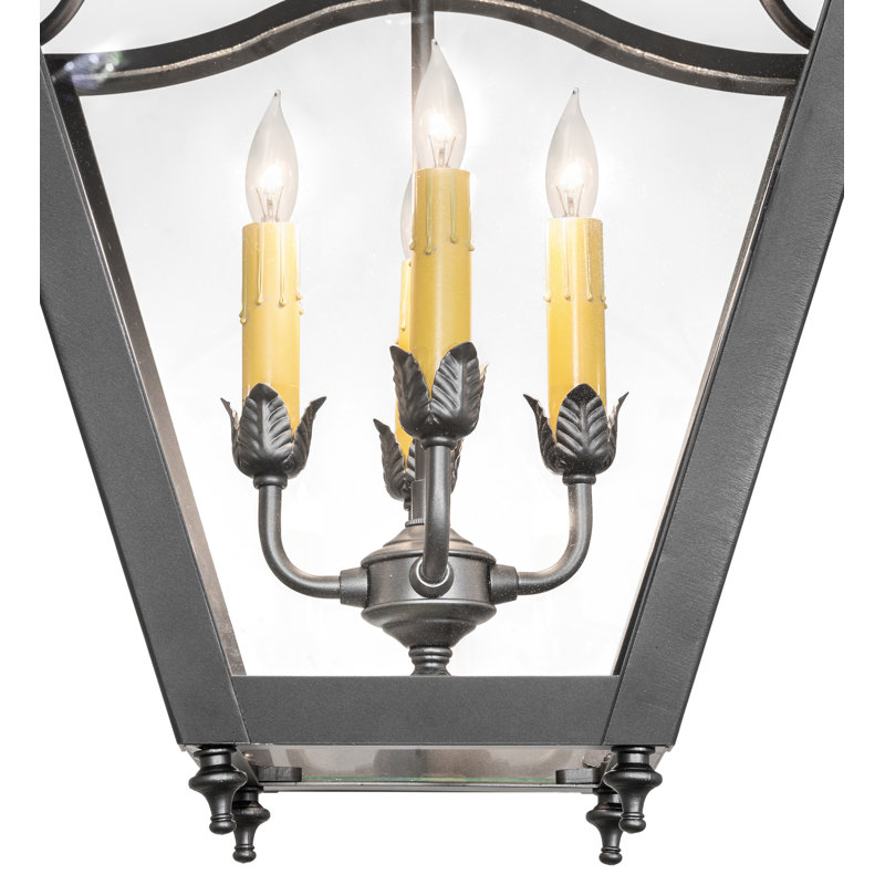 Luminaire suspendu carré 20 po 4 lumières Terena