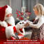 Petit sapin de Noël artificiel de table avec mini décorations de Noël avec ornements des fêtes, baies rouges, pomme de pin, verdure pour la maison, manteau de cheminée, décor de Noël
