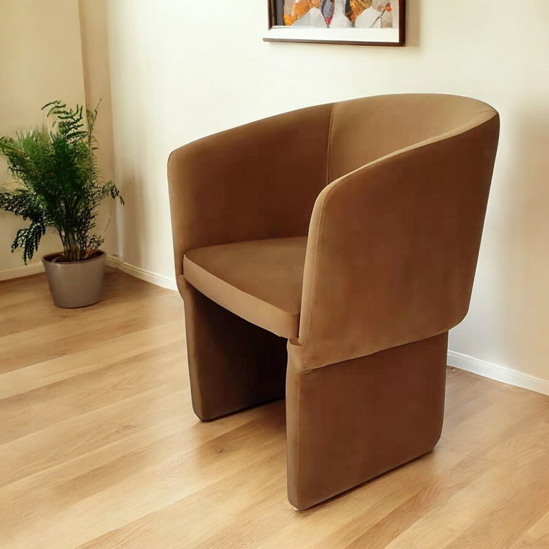 Chaise rembourrée Burnt Umber