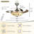 Everhardt 42'' Ceiling Fan with LED Lights