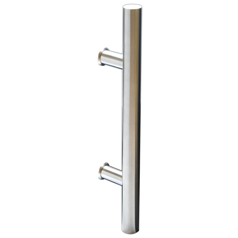 Industry Dummy Door Handle, Satin Chrome