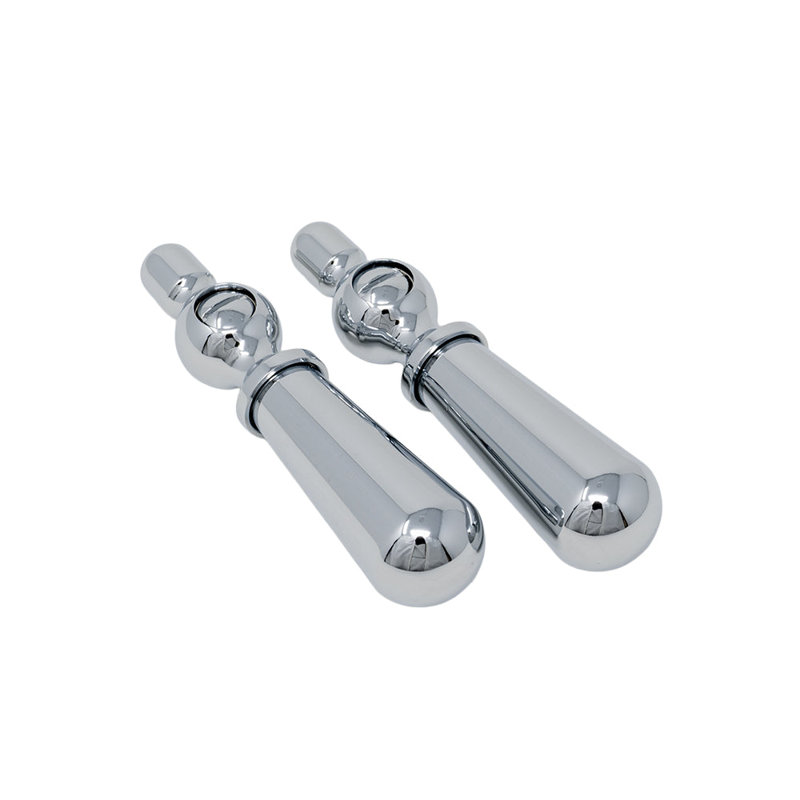 Poignée levier en porcelaine Strom Living P0476, Chrome