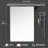 Shower Mirror Fogless for Shaving with Razor Holder