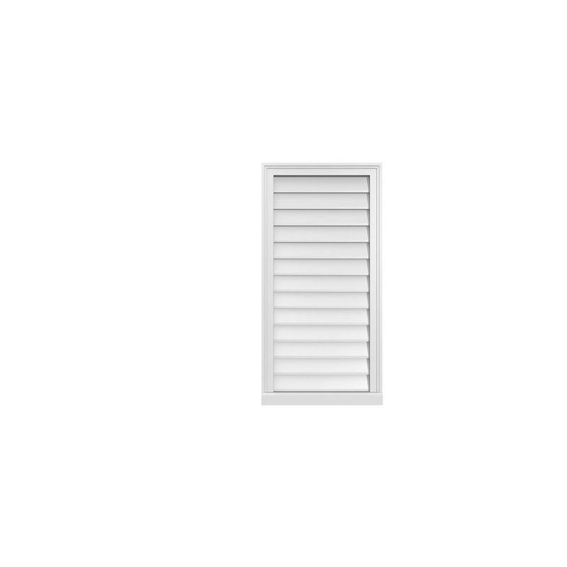 Cadre de seuil Brickmould, brun clair apprêté, H 40 po x l 20 po x P 2 po
